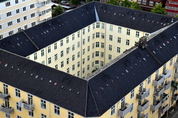 Rechteckige Wohnanlage mit Innenhof in Kopenhagen