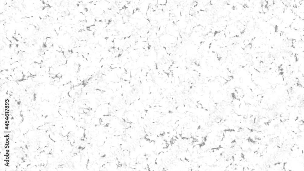 Poster grainy abstract texture with tv noise effect on white background, seamless loop. animation. many bli