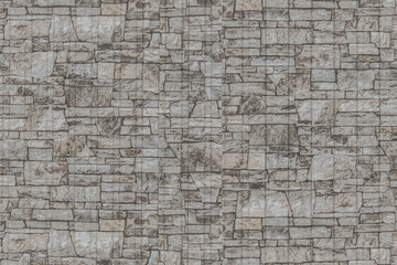 Stone gray pattern old tile abstract wall surface texture grey background