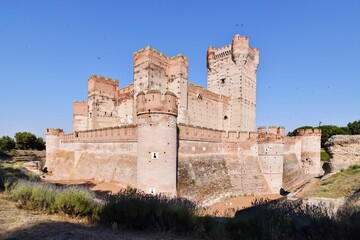 Fototapeta na wymiar Castle of La Mota.