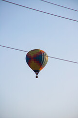 Obraz premium Photography hot air balloon trip