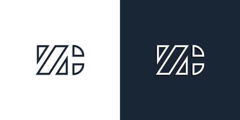 Abstract line art initial letters ZC logo.