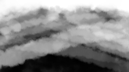 適当な濃霧　イラスト　モノクロ　背景　漫画