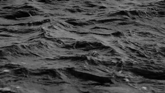The Baltic Sea when the autumn winds make the sea uneasy and the sea gets darker when the sun is low, the film is from September 2021