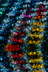 background image with 3d color spheres, illustration design