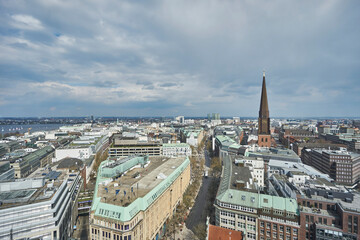 Obraz premium Hamburg skyline