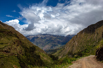 landscape with clouds