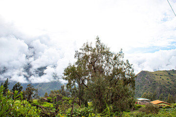 house in the mountains