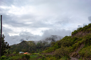 landscape with clouds