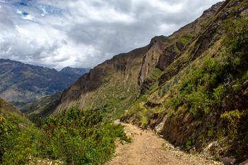 trail in the mountains