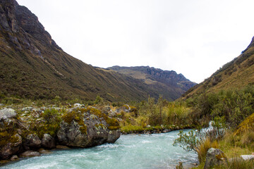 river in the mountains