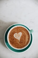 coffee shop, latte, espresso, tile floor, cup, saucer, mug, milk, cortado, hot chocolate, macchiatto 