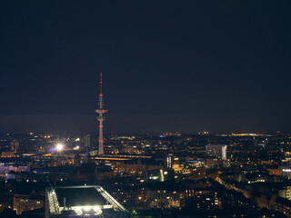 Naklejka premium Hamburg Skyline