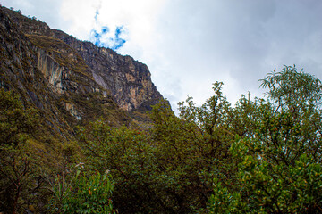 clouds over the mountains