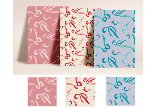 Pattern Christmas Ribbon