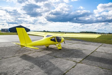 the plane will take off into the sky