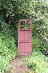 Secret door in the forest