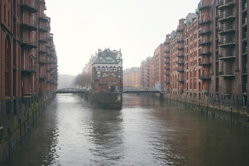 Speicherstadt bei Schnee