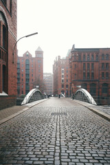 Speicherstadt bei Schnee