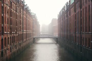 Speicherstadt bei Schnee