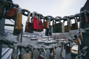 Speicherstadt bei Schnee