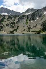 Fototapeta na wymiar Landscape of Pirin Mountain near Fish Banderitsa lake, Bulgaria