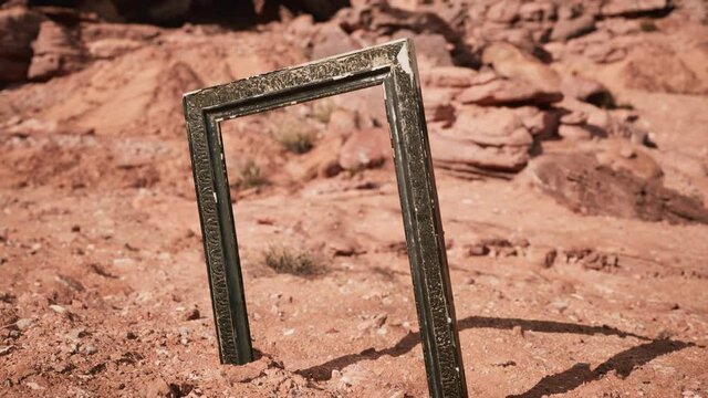 Very old wooden frame in Grand Canyon