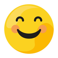 classic happy emoticon smiling
