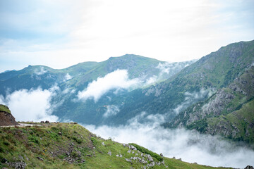 Green and beautiful mountain ranges, Trabzon, Turkey
