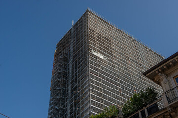 Obraz premium Metal scaffolding