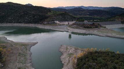 Obraz na płótnie Canvas Agly Dam, France, Europe
