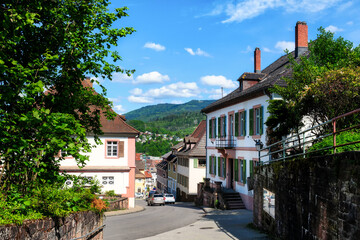 Cityscape of Gernsbach, Black Forest, Germany