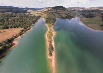 Lac et Barrage de Filheit, site naturel du Mas d'Azil, Ariège 09 France, Europe