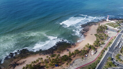 Praia do Farol de Itapuá - Bahia - Brasil