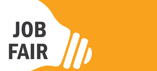 Job Fair in lamp background illustration