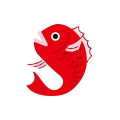 鯛　イラスト