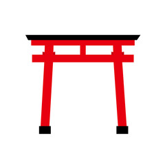 鳥居　イラスト