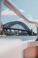 Sydney Harbour Bridge from a Boat