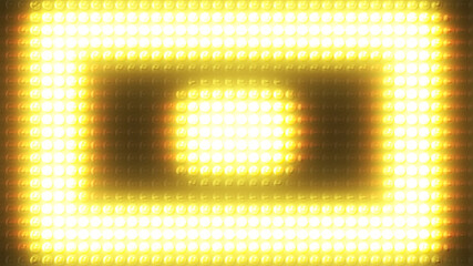 LEDライトのような電光掲示板　LEDボード　ドットライト　キラキラ　点滅　