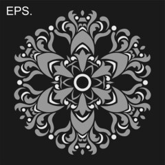 Modern mandala art vector design with a beautiful mix of colors, suitable for all advertising design needs, both for business card designs, banners, brochures and others. EPS format files