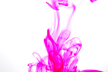 Fototapeta premium drop ink color in the water, colour background, smoke texture