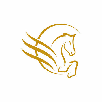 Creative Horse logo Design Template