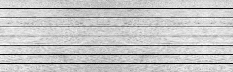 Panorama of White vertical Wooden Wall Texture Background, Top-down of table wooden for a white Pattern and White soft wood surface as background