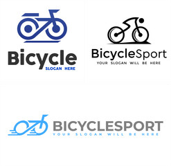Bicycle sport logo design