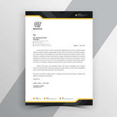 Modern Letterhead Template Design