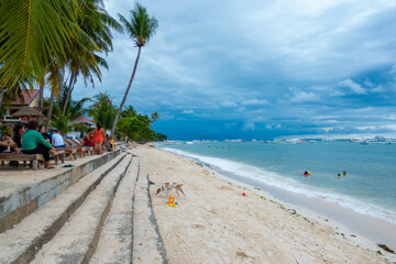 フィリピン、ビサヤ地方、ボホール州、パングラオ島を観光している風景 Scenery of sightseeing in the Philippines, Visayas, Bohol Province, Panglao Island