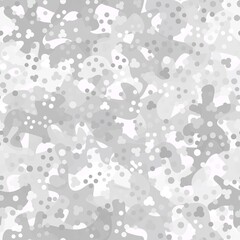 Camouflage seamless pattern background. Classic clothing masking camo print