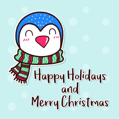 merry christmas Holiday gift card with hand lettering designs greeting messages greeting cards vector illustration.