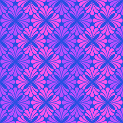 abstract flowers. vector seamless pattern. floral repetitive background. fabric swatch. wrapping paper. continuous print. design element for home decor, apparel, textile. modern stylish texture