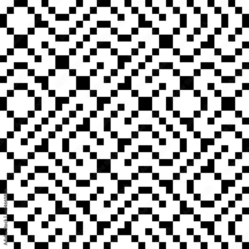 Poster black and white abstract vector pattern design